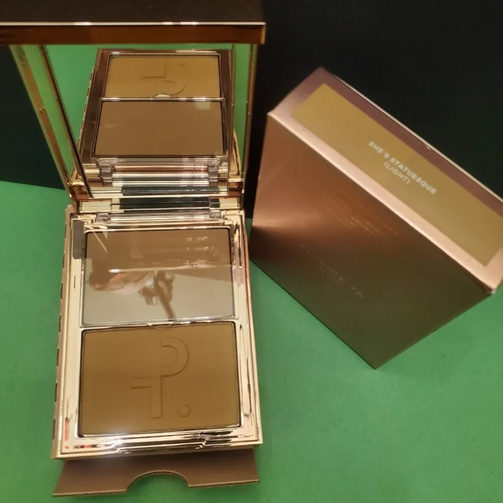 PATRICK TA Major Sculpt Crème Contour & Powder Bronzer Duo SHE'S STATUESQUE BNIB